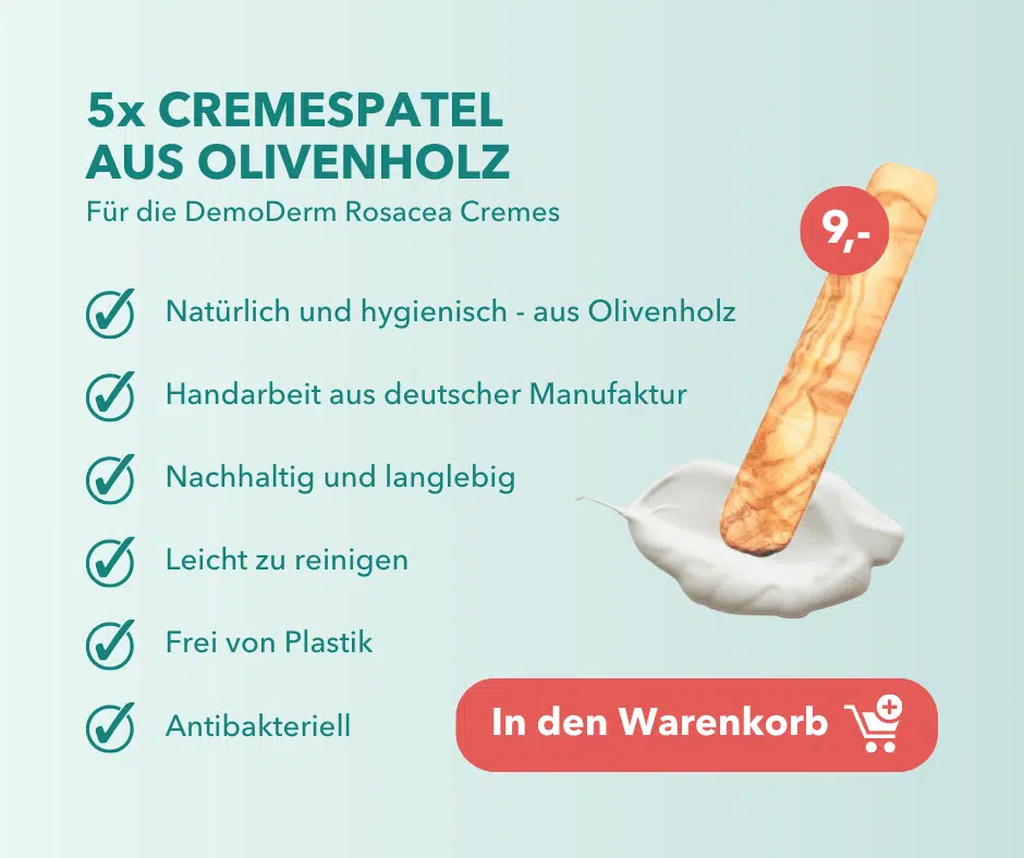 Jetzt Cremespatel aus Olivenholz (ca. 8 cm) dazu bestellen
