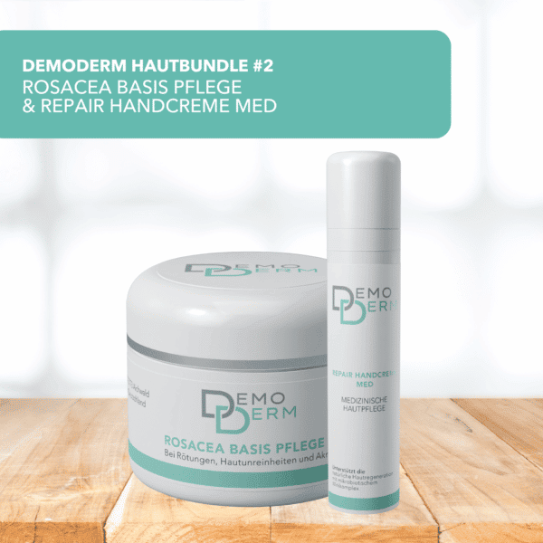 DemoDerm Hautbundle #2 - Rosacea Basis Pflege & Repair Handcreme Med