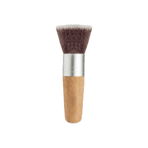 Flat Top Kabuki Pinsel Bambus unlackiert