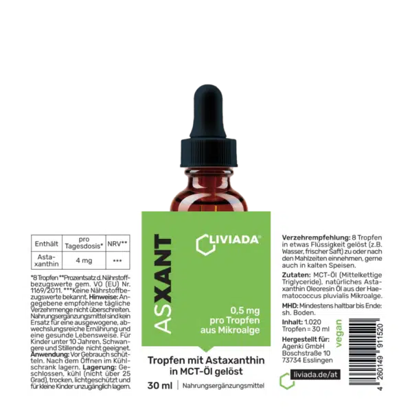 LIVIADA Astaxanthin Tropfen