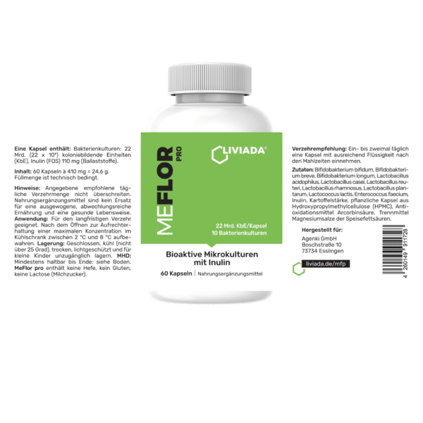LIVIADA MEFLOR PRO - Bioaktive Mikrokulturen mit Inulin