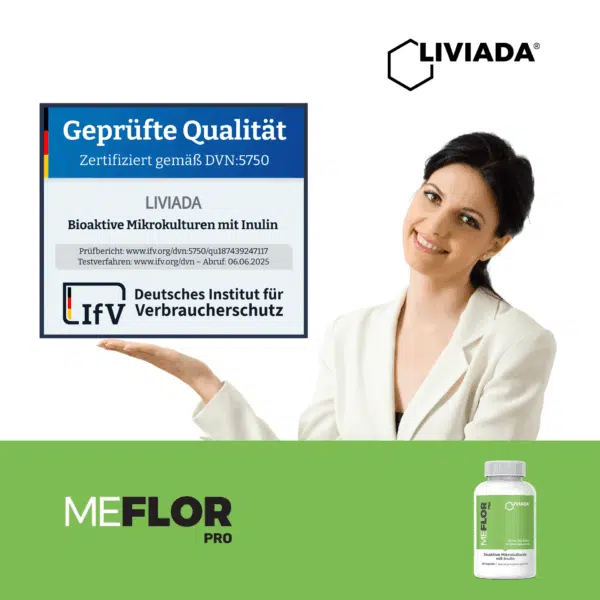 LIVIADA MEFLOR PRO - Bioaktive Mikrokulturen mit Inulin - Geprüfte Qualität by IfV