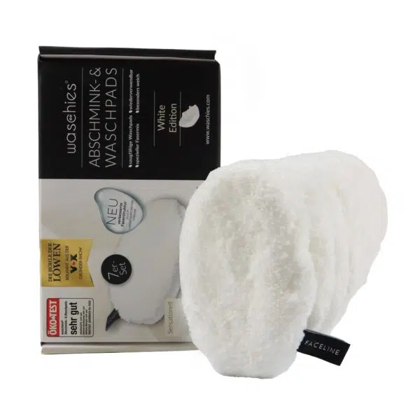 Abschminkpads waschies® White Edition - Abschminken nur mit Wasser